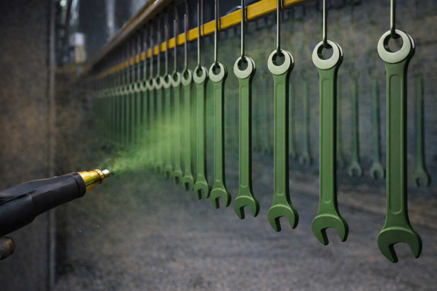 Pulverbeschichtete Werkzeugrahmen und Gestelle